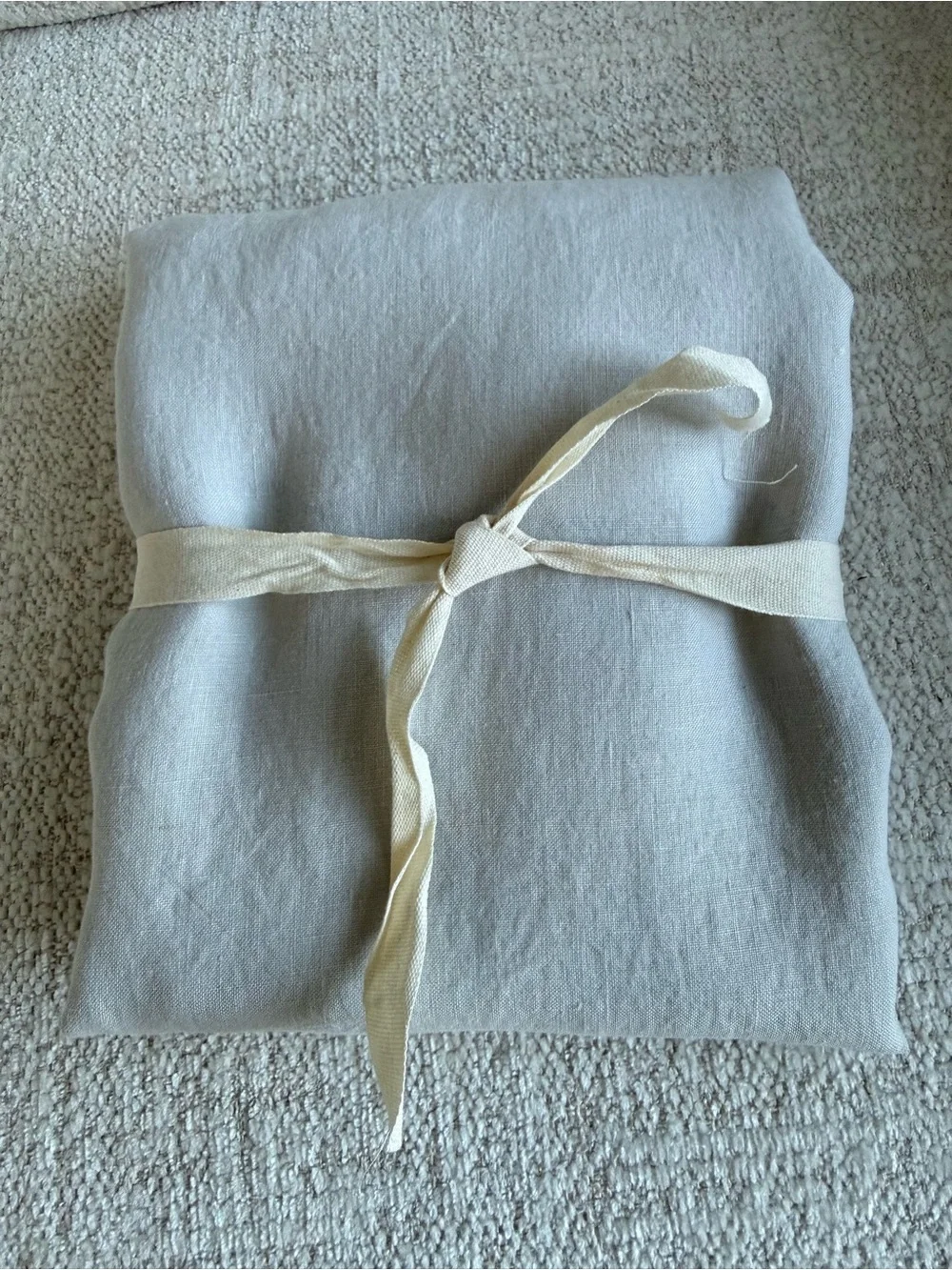 Parachute NEW Standard Size Set of 2Linen Pillowcase Set grey color
